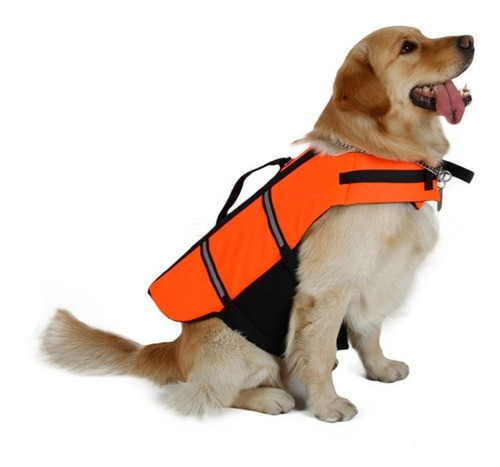 Seguridad Ripstop Perro Chaleco Salvavidas Flotabilidad Dura 0