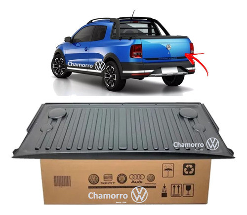 Protetor Interno Tampa Caçamba Vw Saveiro G5 G6 G7 Original 0