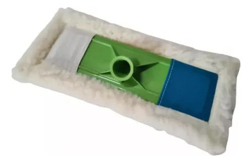 Base Fixa P/ Rodo Vassoura Lã Carneiro Limpeza + 2 Refil 0