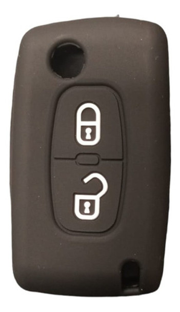 Cubre Llave De Siliconapeugeot  207 Gti - 3008  Black 0