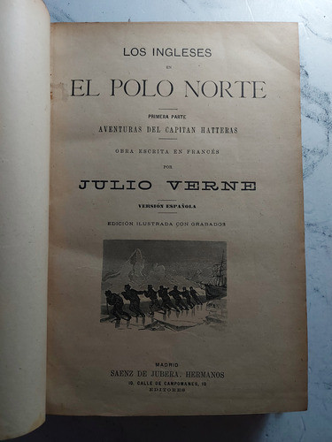 Antiguo Libro Obras De Julio Verne. Ian1272 0