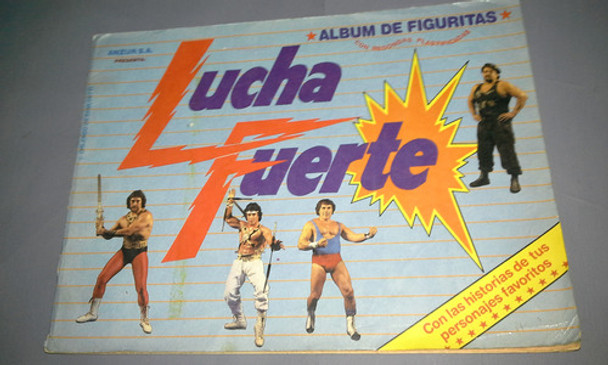 Lucha Fuerte Antiguo Album Figuritas Peucelle Luchador Ring 0