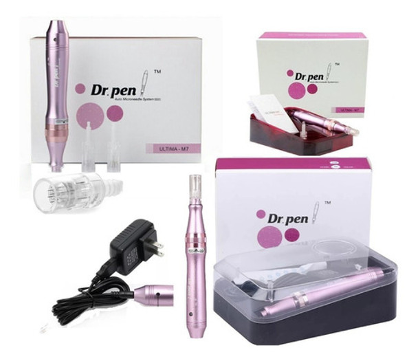 Caneta Dermapen Dr Pen  M7 Iuron Rosa Original+ 2 Cartucho 0 Caneta Dermapen Dr Pen  M7 Iuron Rosa Original+ 2 Cartucho 0