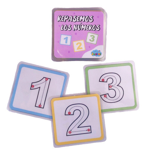 Tarjetas Educativas Repasar Números 0