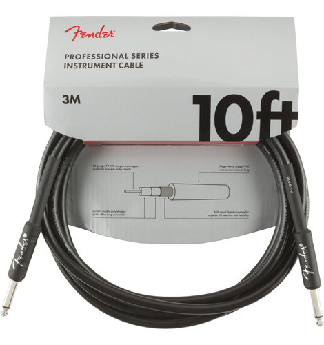Cabo Fender Série Profissional P10/p10 10ft 3m 0