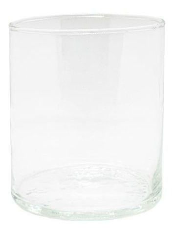 6 Florero De Vidrio 9x10 Cilindrico Ideal Centro De Mesa 0