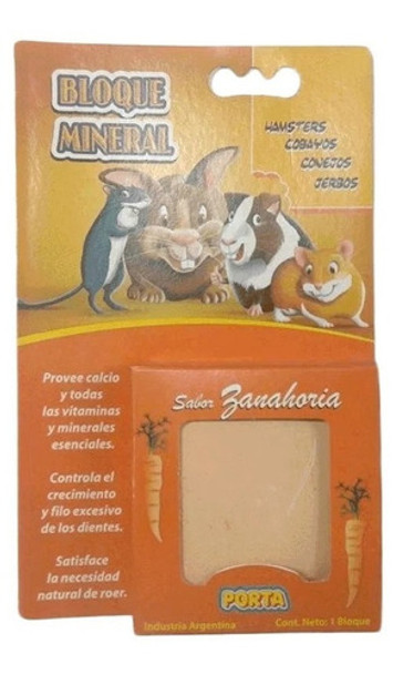 Bloque Mineral Roedores Dientes Sanos Hamsters Cobayos 0 Bloque Mineral Roedores Dientes Sanos Hamsters Cobayos 0