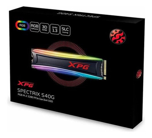 Ssd Xpg Spectrix S40g 512gb Rgb - Adata 0
