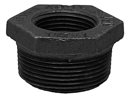 Bucha De Red Tupy 1.1/2  Npt X 1  Npt Preta 150 Lbs 0