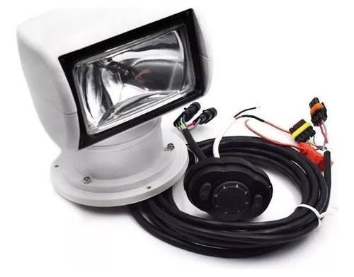 Farol De Busca Marinizado Com Controle Remoto 12v Lancha 0
