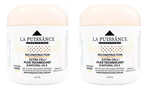 2 Mascara Reconstruction Extra Cell Plex 250 Ml La Puissance 0