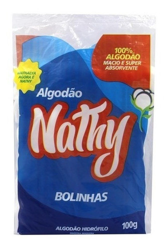 Algodão Nathy Em Formato De Bolas 100g 0
