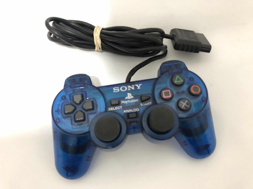 Controle Playstation 2 Dolphin Blue 0