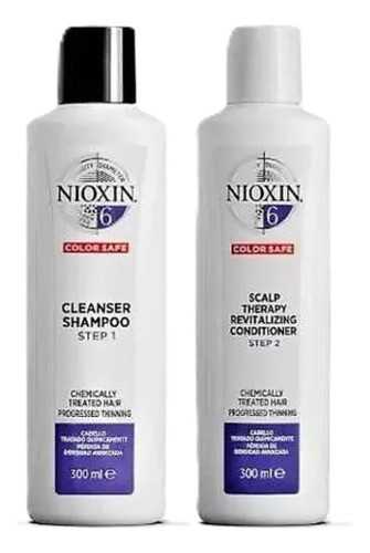 Shampoo + Acondicionador Nioxin Nª6 De Tratamiento Capilar 0