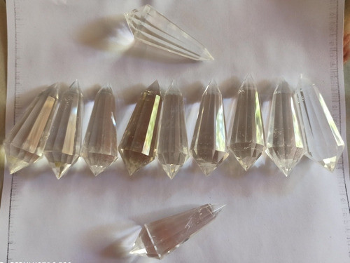 Cristal Kit 10 Peças Vogel Bi Ponta Transparente 5cm. 0