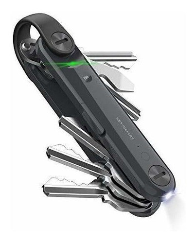 Organizador De Llaves Inteligente Keysmart Max Steel Gray 0