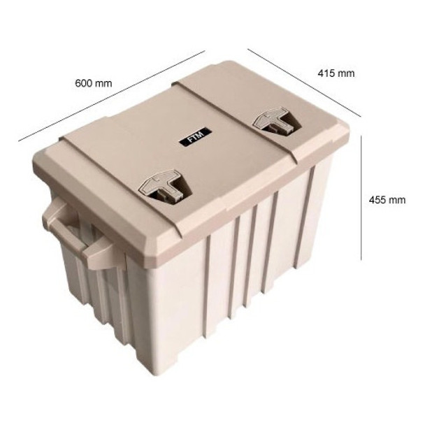Cajón Baúl P/ Pesca- Caza- Náutica Strong Chico-45 Kg Beige 0 Cajón Baúl P/ Pesca- Caza- Náutica Strong Chico-45 Kg Beige 0