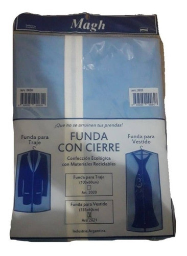 Funda Para Ropa C/ Cierre 0