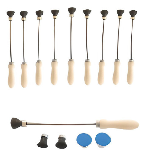 Kit Chupetes Para Esmerilar Valvulas X10 Unidades 0