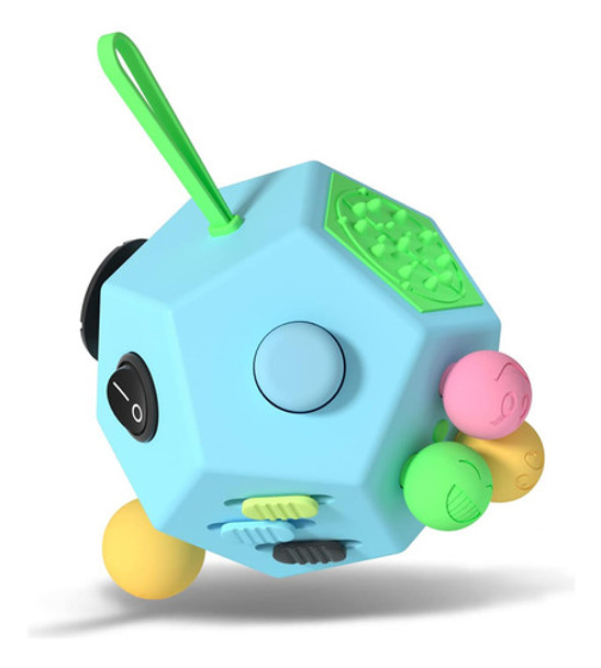 Juguete De 12 Lados Relaja Estrés Y Ansiedad Para Adhd 0