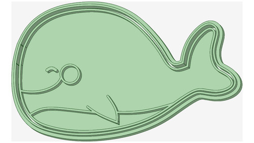 Ballena Cortante Para Galletas 0