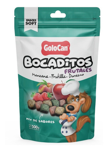 Golocan Golosinas Perro Bocaditos Frutales 500g 0