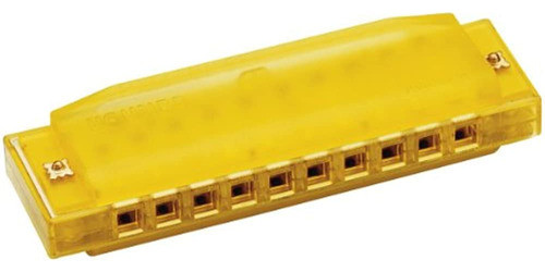 Armónica Translúcida Claramente Colorida, Amarilla 0