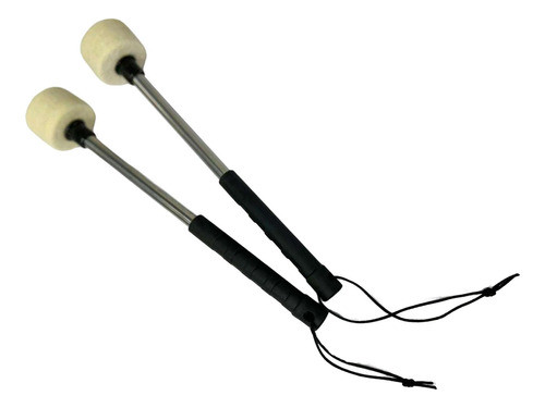 2 Peças Baquetas Varas Resistentes, Duráveis, Aço 0