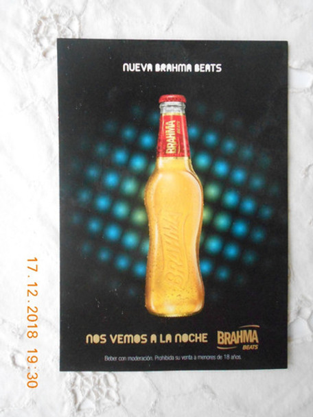 Tarjeta Postal De Publicida De Cerveza 0