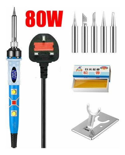 Kit De Ferro De Solda Eletrônico (núcleo Cerâmico De 80w) 0