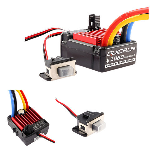 Coche Rc Hobbywing Quicrun 1060 Cepillado 60a Esc Variador E 0