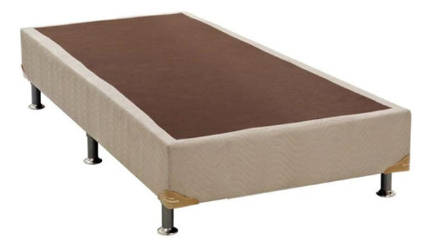 Cama Box Base Solteiro Americana Suede Bege (88x23)ortobom 0