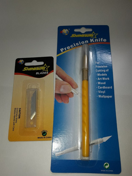 Cutter Bisturi + 10 Repuestos Gran Calidad  Supertoys 0