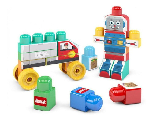 Brinquedo Para Montar Robo Blocolandia 0