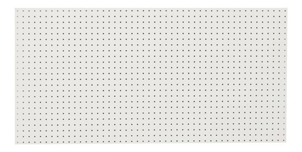 Painel Pegboad Chapa Perfurada Branca 1,20x60 + Brinde 0