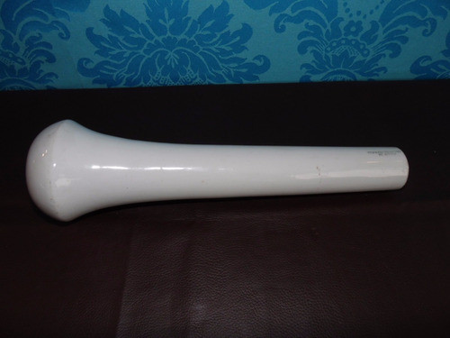 Antigo Pistilo Pilão Porcelana Tchecoslováquia Gigante 0