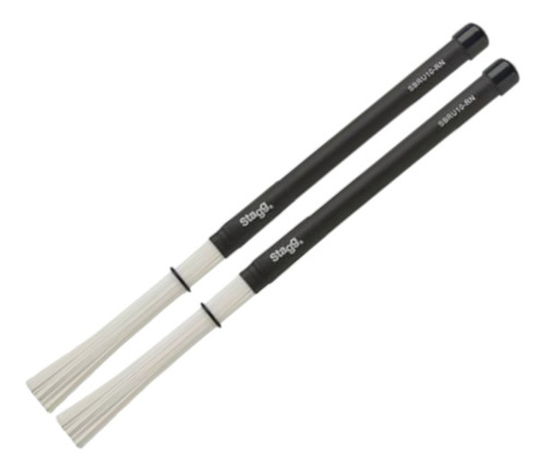 Escobillas Stagg Sbru10rn De Nylon Dynamic Con Estuche 0