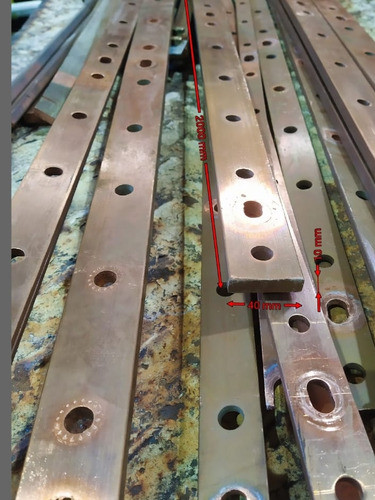 Barra Planchuela Cobre Ionizador Tablero Eléctrico Industria 0