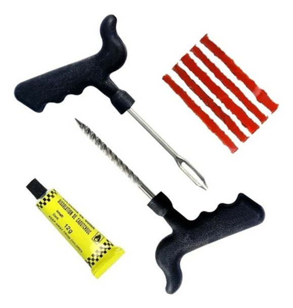 Kit Reparo De Pneu Automotivo C/ 8 Pcs - Gadan 0