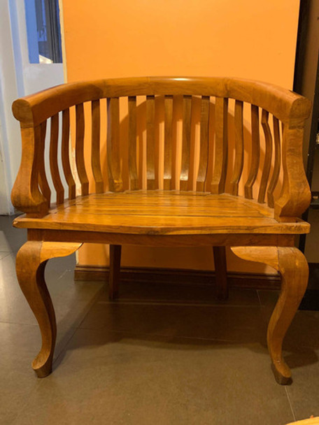 Silla Tipo Sillón De Madera 0