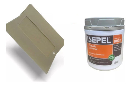 Combo!! Espatula Plastica Empapelar + Enduido Universal 1kg 0