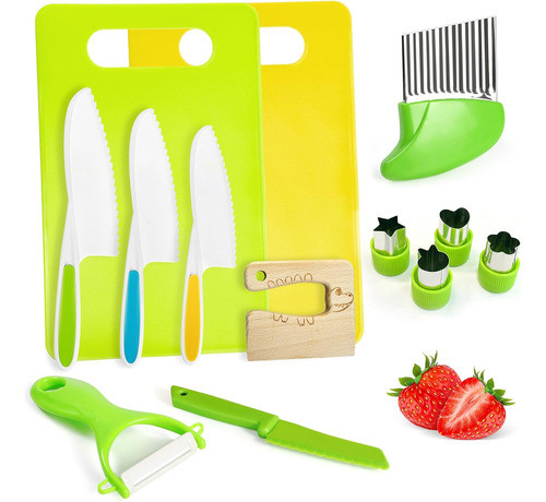 Juego De Cocina Para Niños De 13 Pcs, Herramientas Seguras 0