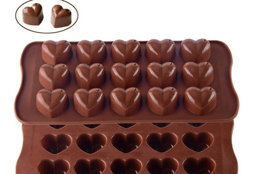 # Molde De Silicona - Bombones - Corazones  (210) 0