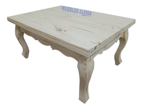 Mesa Ratona Provenzal Pino Macizo 80 X 60 Cm 0