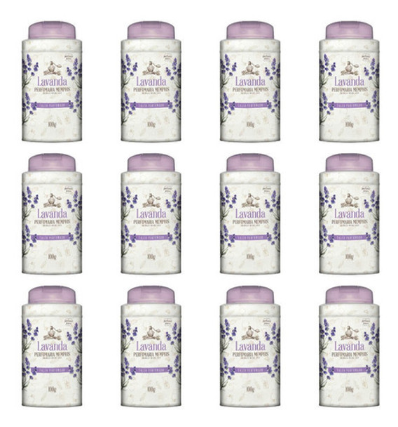 Memphis Lavanda Talco 100g (kit C/12) 0