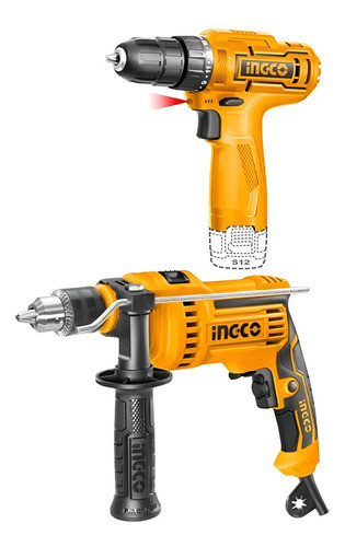 Atornillador 12 V + Taladro 810w C/perutor Ingco - Ynter Ind 0