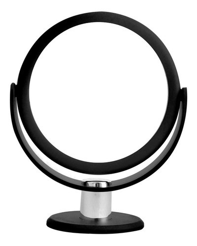 Espejo De Mesa Negro Doble 0