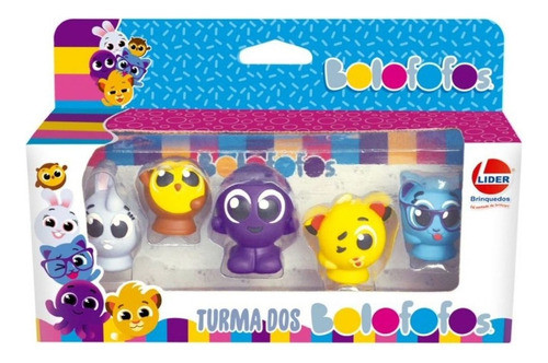 Dedoches Bolofofos 5 Personagens Turma Pipi Funk Pão Queijo 0