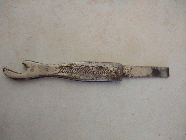 Cortapluma Navaja Destapador Bilz Gravada 2 Cara Leer 0