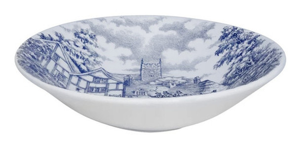 Set X12 Platos Hondos Cena Inglesa Tradicional Antiguo Azul 0 Set X12 Platos Hondos Cena Inglesa Tradicional Antiguo Azul 0